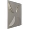 Ekena Millwork 19 5/8in. W x 19 5/8in. H Pinwheel EnduraWall Decorative 3D Wall Panel Covers 2.67 Sq. Ft. WP20X20PIBAL - alternate 3